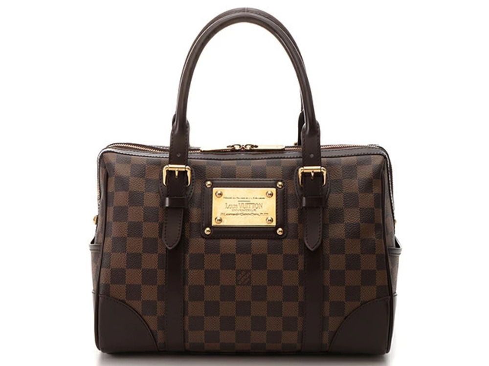 LOUIS VUITTON Berkeley Damier Ebene Brown Handbag